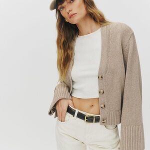 Reformation Cotton Cashmere Nala Cardigan